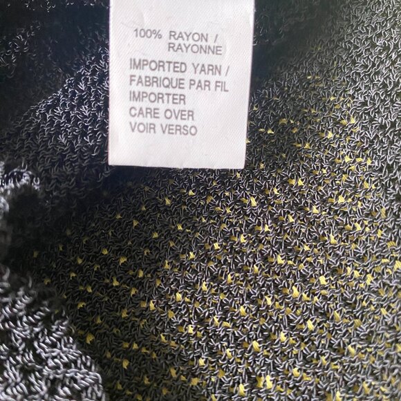 Anne Klein Mesh Sleeveless Black Top - Picture 7 of 8